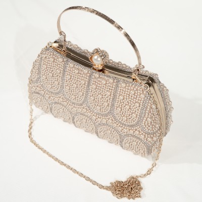 Fashionable Gorgeous Pearl Party Bag - YX106